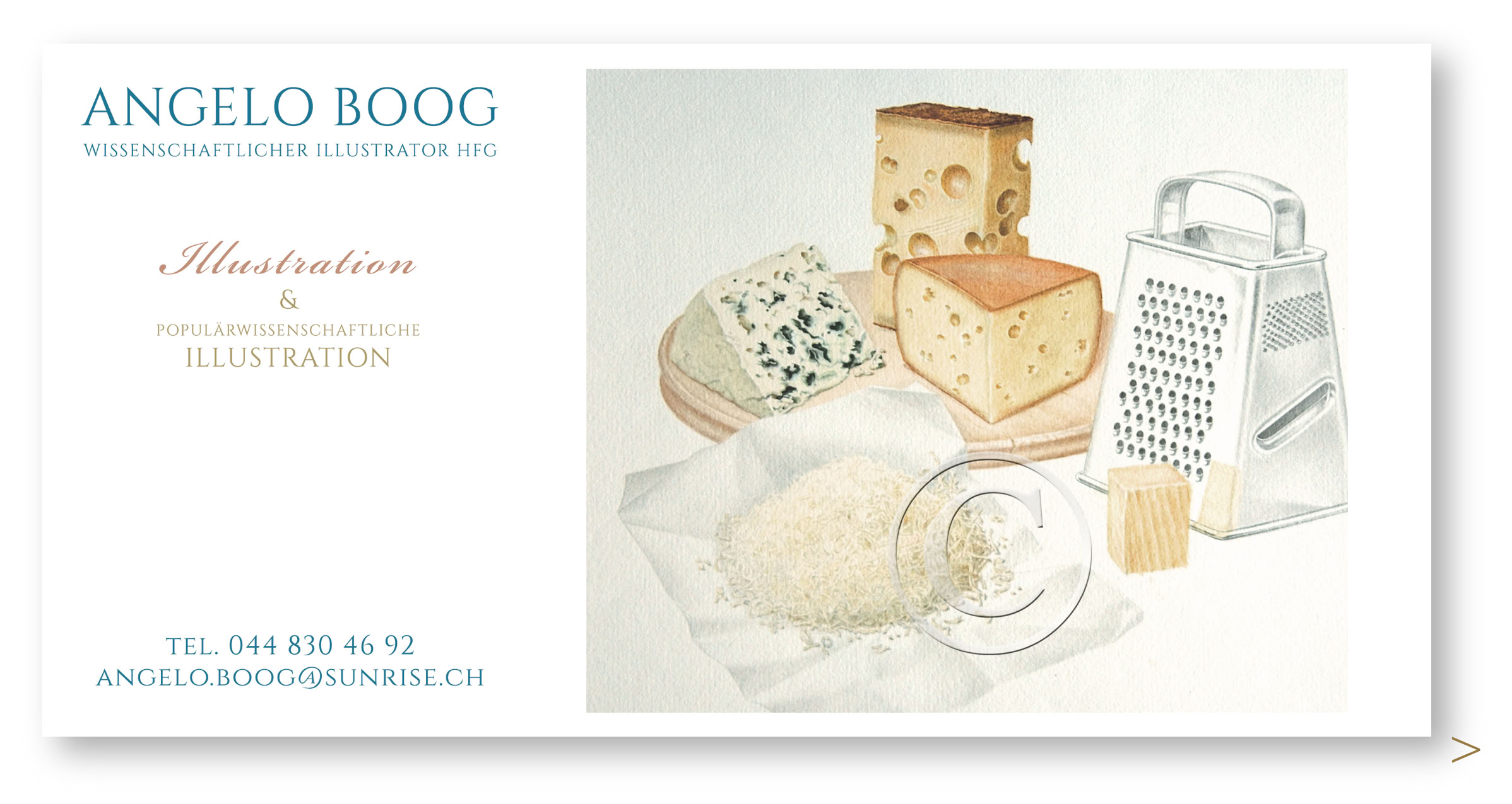 Aquarell Käseplatte  Käsesorten Illustration Kochbuch