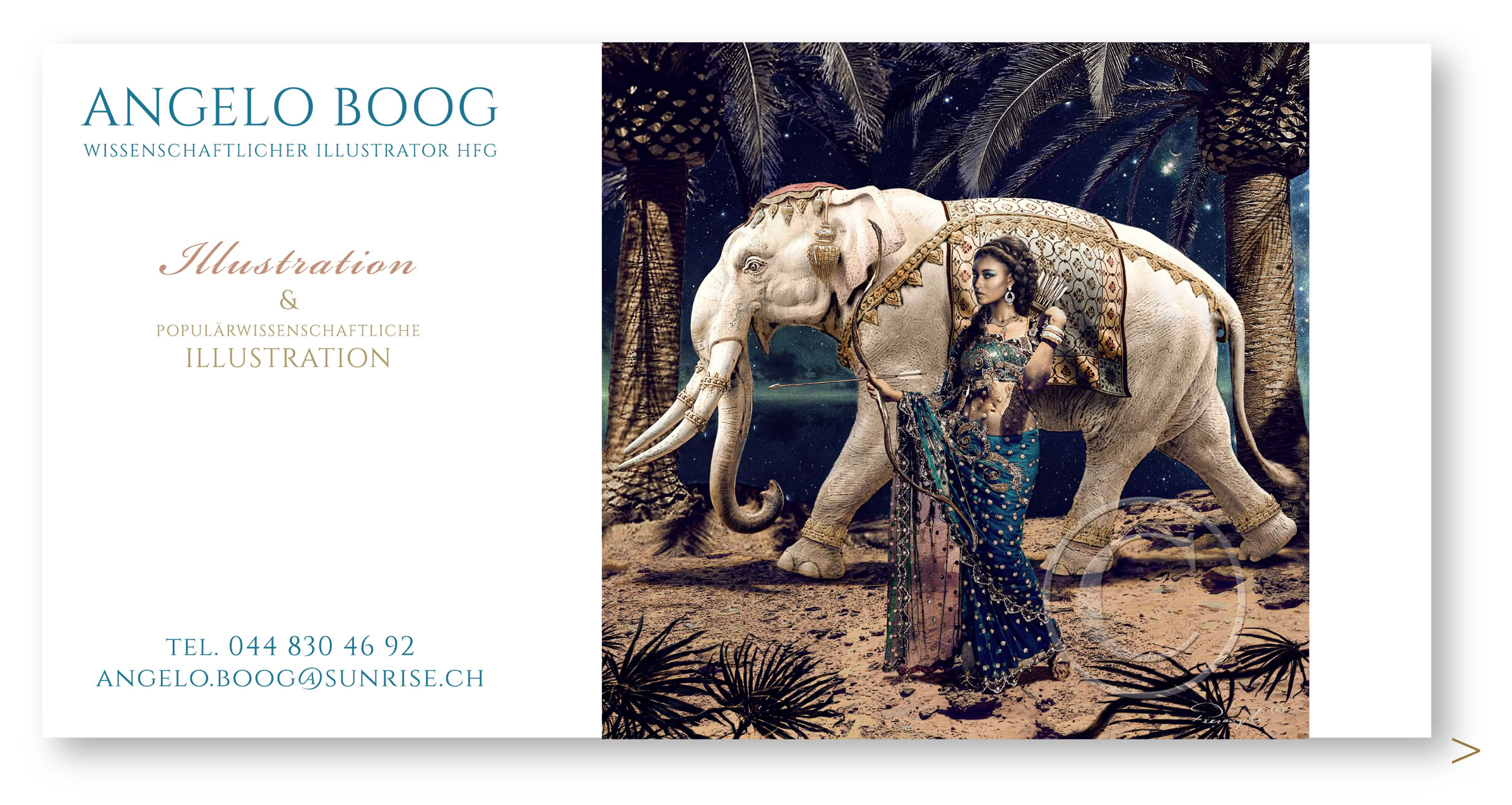 Illustration Elephant Indien Märchen Orient Asien Mythologie