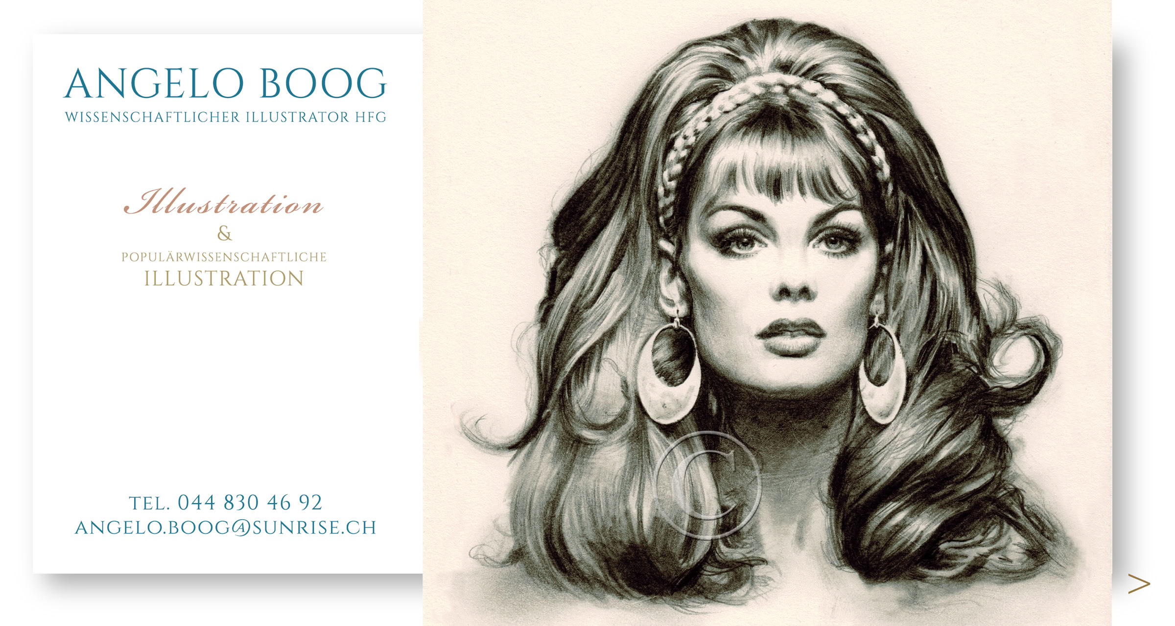 Portrait Zeichnung Bleistift